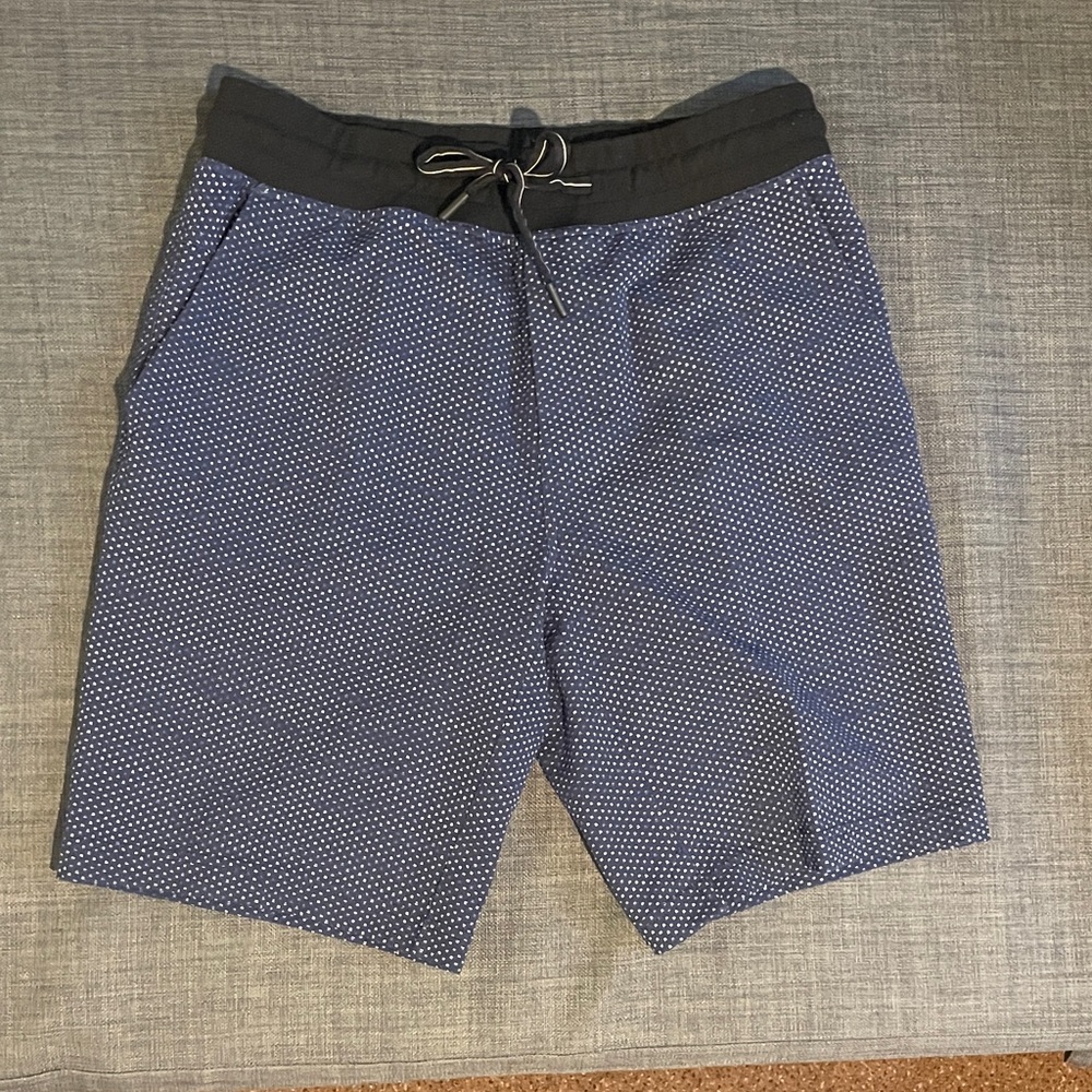 Lululemon Blue Patterned Sweat Shorts